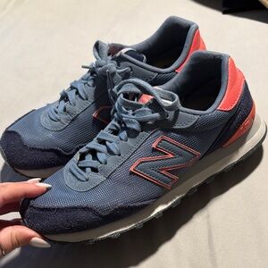 New Balance Navy and Coral Athletic Shoes